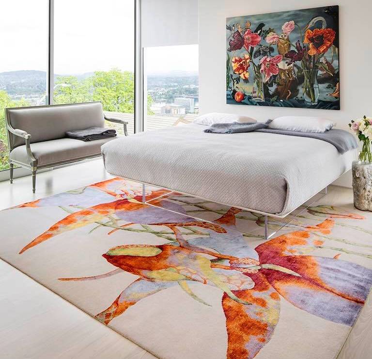 tappeti-moderni-disegno-arancione