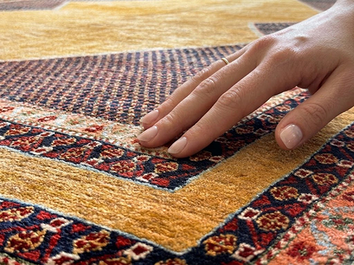 Tappeti ecologici annodati a mano in fibre naturali